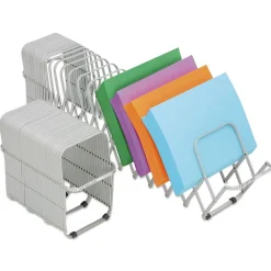 Lee Recycled FlexiFile Expandable Collator/Organizer, 10.25" x 10.5" x 6.5", Silver, Each (14124)* Finger Pads