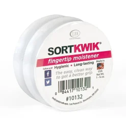 Lee Sortkwik® 1.75 oz. Fingertip Moistener, Pink, 2/Pack (10132)* Finger Pads