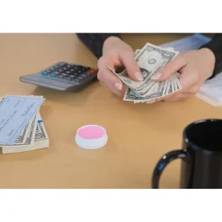 Lee Sortkwik® 1.75 oz. Fingertip Moistener, Pink, 2/Pack (10132)* Finger Pads