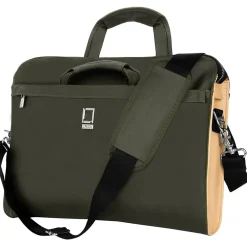 Lencca Messenger Bag Notebook Case fits 13.3 Inch Laptop, Forest Green (PT_LENLEA121_13)