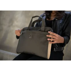 Lencca Messenger Bag Notebook Case fits 13.3 Inch Laptop, Forest Green (PT_LENLEA121_13)