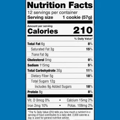 Cookies<Lenny & Larry's Chocolate Chip Cookies, 2 oz., 12 Packs/Box (220-02081)