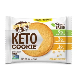 Cookies<Lenny & Larry's Keto Gluten Free Peanut Butter Cookies, 1.6 oz., 12 Packs/Box (220-02084)