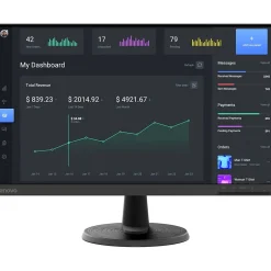 Lenovo D24-40 23.8" 75 Hz LCD Monitor, Raven Black (67A2KCC6US)* Flat Monitors