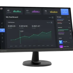 Lenovo D24-40 23.8" 75 Hz LCD Monitor, Raven Black (67A2KCC6US)* Flat Monitors