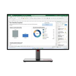 Lenovo ThinkVision P27h-30 27" WLED Monitor, Black (63A1ZAR1US)* Flat Monitors