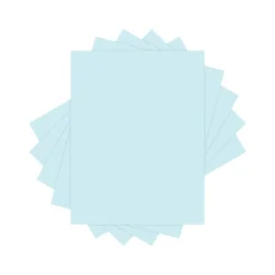 Hot Colors 30% Recycled Colored Paper, 20 lbs., 8.5" x 11", Blue, 500 Sheets/Ream (94284) Multipurpose Paper
