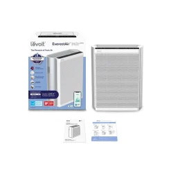 Air Purifiers<Levoit EverestAir Floor-Standing Smart Air Purifier, 5-Speed, Wi-Fi Enabled, Silver (HEAPAPLVSUS0119Y)