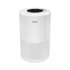 Air Purifiers<Levoit VeSync Core 200S True HEPA Smart Air Purifier, 3-Speed, Wi-Fi Enabled, White (HEAPAPLVSUS0078)