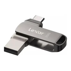 Lexar JumpDrive D400 Dual 256GB USB 3.1 Type-C Flash Drive, Gray (LJDD400256G-BNQNU)* Usb Flash Drives