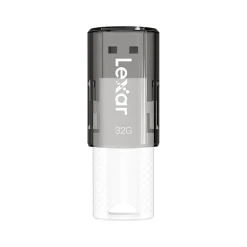 Lexar JumpDrive S60 32GB USB 2.0 Type A Flash Drive, Grey/White, 3/Pack (LJDS60-32GB3NNU)* Usb Flash Drives