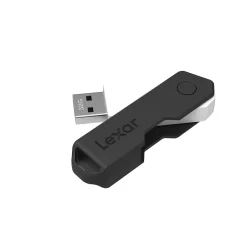 Lexar Twist Turn2 32GB USB 2.0 Type A Flash Drive, Black (JDTT2-32GABNABK)* Usb Flash Drives