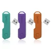 Lexar Twist Turn2 32GB USB 2.0 Type-A Flash Drive, Teal/Purple/Orange, 3/Pack (LJDTT2-32GABNA3)* Usb Flash Drives