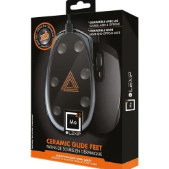 Lexip JVAPCM00434 Mouse Ceramic Glide Feet Mo42, Black* Gaming Accessories