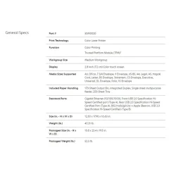 Color Printers<Lexmark CS531dw Laser Printer, Print (50M0020)