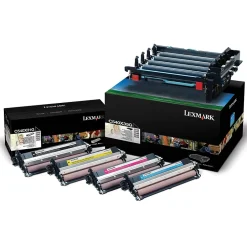 Printer Imaging Kits<Lexmark C540X74G Black/Color Imaging Unit Cartridge, Standard Yield