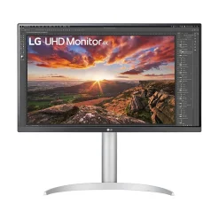 LG 27" 4K Ultra HD LED Monitor, Silver (27BP85UN-W)* Flat Monitors