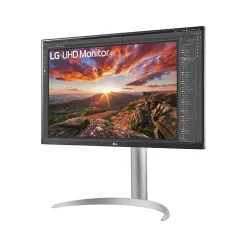 LG 27" 4K Ultra HD LED Monitor, Silver (27BP85UN-W)* Flat Monitors