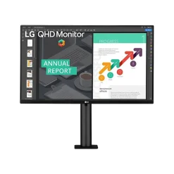 LG Ergo 27BN88Q-B 27" LED Monitor, Black Texture* Flat Monitors