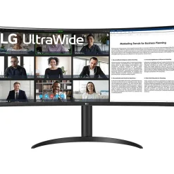 LG UltraWide 34" Curved 100 Hz LCD Monitor, Black (34BR55QC-B)* Curved Monitors