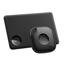 Tile by Life360 Life360 Tile Starter Pack Bluetooth Trackers, Black, 2/Pack (RE-65012)