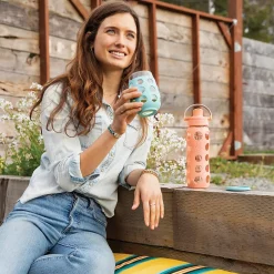 Water Bottles<Lifefactory Glass Water Bottle, 22 oz., Cantaloupe (LIFLG4321MCA4)