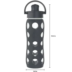Water Bottles<Lifefactory Glass Water Bottle, 22 oz., Carbon (LIFLG4321MCN4)