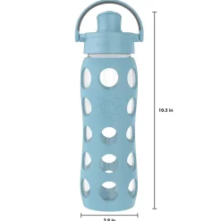 Water Bottles<Lifefactory Glass Water Bottle, 22 oz., Denim (LIFLG4321MDE4)