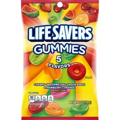 Gummy & Chewy Candy<LifeSavers 5 Flavors Gummies Candy, 7 oz. (08342)