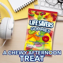 Gummy & Chewy Candy<LifeSavers 5 Flavors Gummies Candy, 7 oz. (08342)