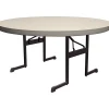 Online 60-Inch Round Professional Folding Table - 4pk Folding Tables