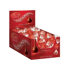 Chocolate<Lindt Lindor Truffle Chocolate, 25.4 Oz., 60/Box (3512)