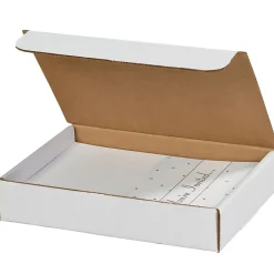 Partners Brand Literature Mailers, 8" x 7" x 2", White, 50/Bundle (ML872)* Corrugated Mailers