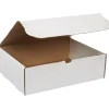 Unbranded Literature Mailers, 13" x 10" x 4", White, 50/Bundle (M13104)* Corrugated Mailers