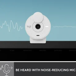 Logitech Brio 300 Full HD 1080p Webcam, 2 Megapixels, Off-White (960-001441)* Webcams