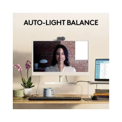 Logitech Brio 100 Full HD 1080p Webcam, 2 Megapixels, Graphite (960-001580)* Webcams