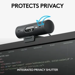 Logitech Brio 505 HD 1080p Webcam, 4 Megapixels, Graphite (960-001522)* Webcams