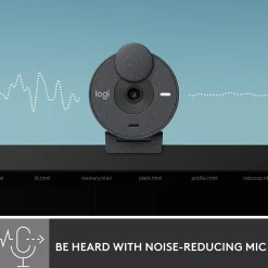 Logitech Brio 300 HD 1080p Webcam, 2 Megapixels, Graphite (960-001497)* Webcams