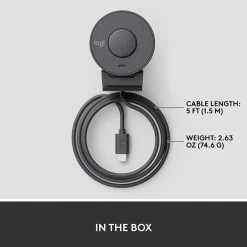 Logitech Brio 300 HD 1080p Webcam, 2 Megapixels, Graphite (960-001497)* Webcams