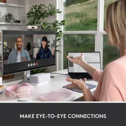 Logitech Brio 500 HD Webcam, 4 Megapixels, Rose (960-001432)* Webcams