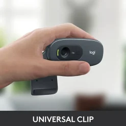 Logitech C270 HD Webcam with Noise-Reducing Mics for Video Calls* Webcams