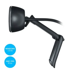 Logitech C270 HD Webcam with Noise-Reducing Mics for Video Calls* Webcams