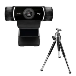 Logitech C922 Pro Stream Webcam 1080P Camera for HD Video Streaming, Black (960-001087)* Webcams