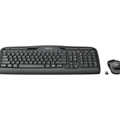Logitech Desktop MK320 Wireless Keyboard & Mouse, Black (920-002836)* Ergonomic Keyboard & Mouse Sets