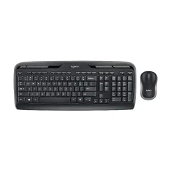 Logitech Desktop MK320 Wireless Keyboard & Mouse, Black (920-002836)* Ergonomic Keyboard & Mouse Sets
