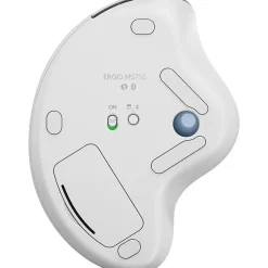 Logitech Ergo M575S Wireless Ergonomic Optical USB Mouse, Off-White/Blue (910-007028)* Ergonomic Mice