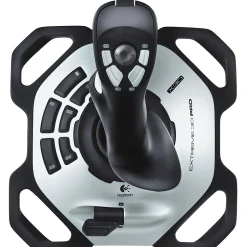 Logitech Extreme 3D Pro Joystick with Precision Twist Rudder Control for PC/Mac, Cable Connectivity, Black (963290-0403)* Gaming Accessories
