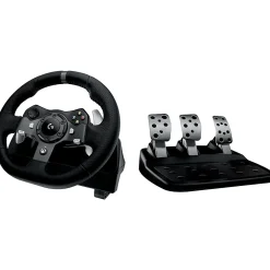 Logitech G G920 Driving Force 941-000121 Gaming Steering Wheel Xbox One & PC, Cable, Black* Gaming Accessories