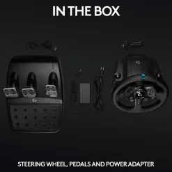 Logitech G G923 TRUEFORCE Sim Racing Wheel and Pedals for PS5, PS4 and PC, Black (941-000147)* Gaming Accessories