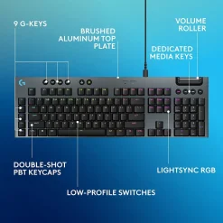 Logitech G G915 X Linear Gaming Mechanical Keyboard, Black (920-012950)* Keyboards